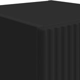 TV Wall Cabinet 2 pcs Black 30 x 31 x 60 cm Engineered Wood 892272