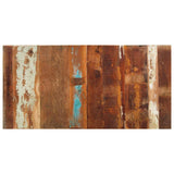 Rectangular Table Top 60x120 cm 15-16 mm Solid Reclaimed Wood 286046