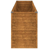 Garden Raised Bed 291x50x69 cm Corten Steel 151986