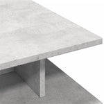 ZNTS Coffee Table Concrete Grey 102x55x35 cm Engineered Wood 848013