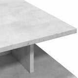 ZNTS Coffee Table Concrete Grey 102x55x35 cm Engineered Wood 848013