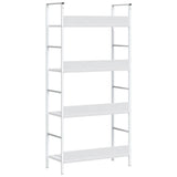 4-Layer Book Shelf White 60x27.6x124.5 cm Engineered Wood 288224