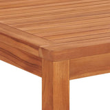 Garden Dining Set Natural Teak Smooth sanded teak hardwood Large 3157169