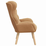 Armchair Beige 69 x 74 x 93 cm Sherpa Fabric 42001885