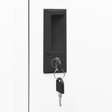 Locker Cabinet White 38x40x180 cm Steel 339792