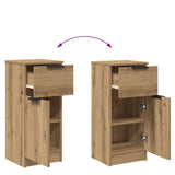 Sideboard Artisan Oak 30x30x70 cm Engineered Wood 856953