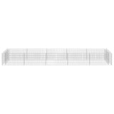 Gabion Raised Bed Galvanised Steel 450x90x50 cm 143553