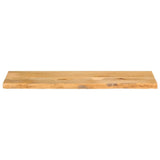 Table Top Live Edge 120x40x3.8 cm Solid Wood Mango 370494