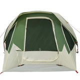 Camping Tent Cabin 4-Person Green Waterproof 4100664
