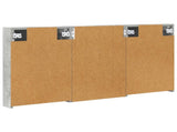 Bathroom Cabinet Set 3 pcs 120 x 10.5 x 60.5 cm Engineered wood 3403731