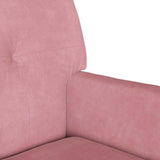 Chesterfield Bench Pink 112 x 65.5 x 75 cm Velvet 42019289