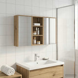 Bathroom Cabinet Set 3 pcs 116 x 16 x 62.5 cm Engineered wood 3403815