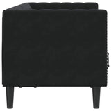 Sofa Black 174 x 74.5 x 70.5 cm Velvet 42013021
