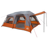 Instant Tent Grey and Orange 10-Person 42017489