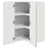 Wall Corner Cabinet PORTO Concrete Grey 57 x 57 x 80 cm 885428