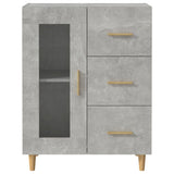 Sideboard Concrete Grey 69,5x34x90 cm Engineered Wood 812208