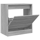 Shoe Cabinet Grey Sonoma 60x34x63.5 cm Engineered Wood 839943
