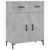Highboard Concrete Grey 69,5x34x180 cm Engineered Wood 3199877