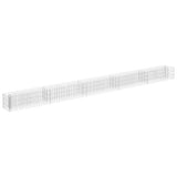 Gabion Raised Bed Galvanised Steel 450x30x30 cm 145645