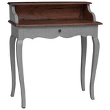 Writing Desk Solid Mahogany Wood 80x40x92 cm 244503
