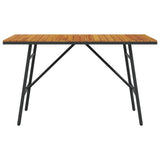 Dining Table Brown 110 x 55 x 62 cm Solid Acacia Wood 4108269