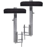 Boat Trailer Solid Bar Bow Support Set of 2 63 - 88 cm 141552