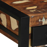 Side Table Multicolour 35x35x50 cm Solid Wood Reclaimed 4015944