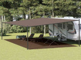 Tent Carpet 400x600 cm Brown 310813