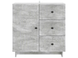 Sideboard Concrete Grey 66 x 34.5 x 90 cm Engineered Wood 893938