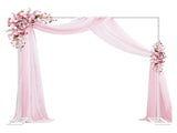NEW 3x3m/10x10ft Wedding Backdrop Stand Pipe Stage Flower Rack Arch Iron Party Door 94212904
