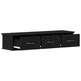 Wall Cabinet Black Oak 88x26x18,5 cm Engineered Wood 861994