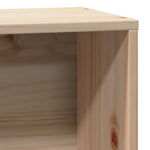Bed Frame without Mattress 100x200 cm Solid Wood Pine 3323431