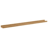 Wall Shelf 4 pcs Brown 100 x 9 x 3 cm Engineered Wood 42020019