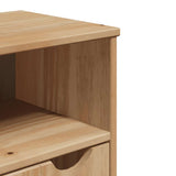 Bathroom Wall Cabinet OTTA 35x30x55 cm Solid Wood Pine 4013457