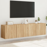 TV Cabinets Wall-mounted 2 pcs Sonoma Oak 80x30x41 cm 836957