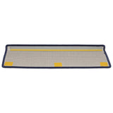 Stair Mats 15 pcs 65x21x4 cm Blue Rectangular Edge 134574
