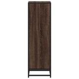 Book Cabinet Brown Oak 33.5x33x107.5 cm Engineered Wood 849158