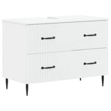 Bathroom Sink Cabinet HAARLEM White 82 x 41x 58.5 cm 896795