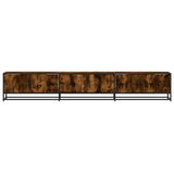 TV Cabinet Smoked Oak 240x35x41 cm Engineered Wood 3300797