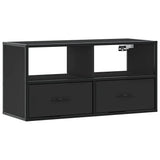 TV Cabinet Black 80x31x39.5 cm Engineered Wood and Metal 848919