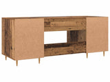 Desk with Shelf Old wood 140 x 50 x 75 cm Engineered wood 879525