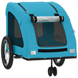 Pet Bike Trailer Blue Oxford Fabric and Iron 93981