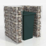 Gabion Single Wheelie Bin Surround Steel 110x100x120 cm 142558