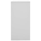 Locker Cabinet Light Grey and Blue Steel Medium 336437