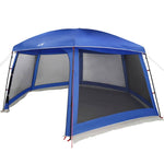 ZNTS Pool Tent with Removable Fly & Mesh Walls Azure Blue 618x532 cm 4100628