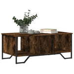 ZNTS Coffee Table Smoked Oak 100x51x40 cm Engineered Wood 848491