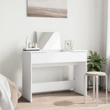 Dressing Table with Mirror White 100x45x76 cm 840695