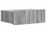 Wall-Mounted Bedside Cabinet 2 pcs Grey Sonoma Engineered Wood 898288