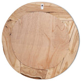 Decorative Mirror Teak 80 cm Round 244561