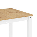 7 Piece Dining Set PANAMA White Solid Wood Pine 3345193